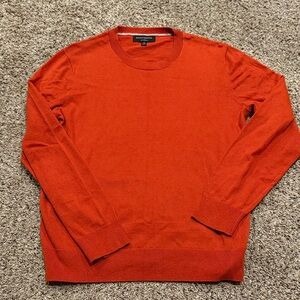Banana Republic Men's Vibrant Orange Crewneck Sweater